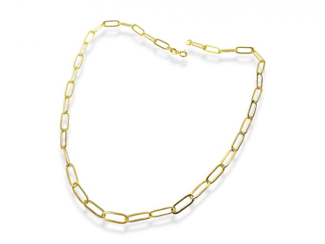 <p>Cadena de Eslabones Largos</p>

<p>Fina x 45cm y 50 cm de Goldfilled</p>
