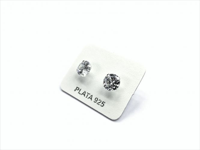 <p>Aros De Plata Cubic</p>
