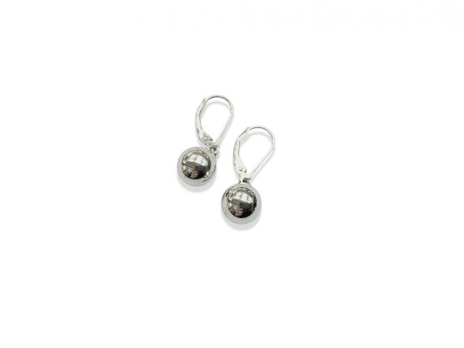 <p>Aro Bolita de Plata con Cierre Brisura</p>
