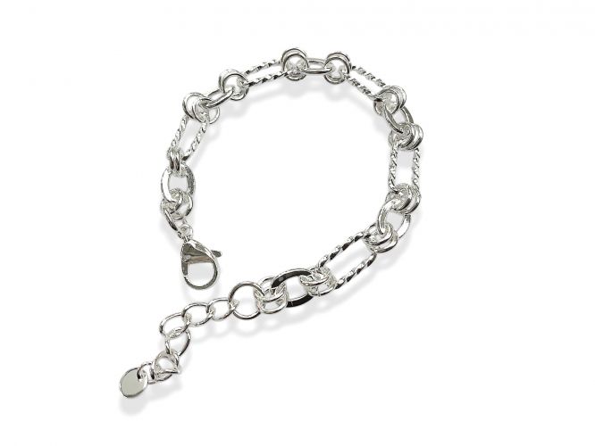 <p>Pulsera de Eslabones</p>

<p>Combinados Acero Blanco</p>
