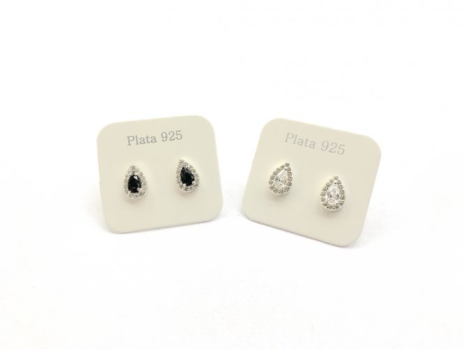 <p>Aro de Plata Gotita con Cubic</p>
