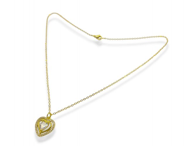 <p>Cadena de Goldfilled con Dije Corazón con Cubic</p>
