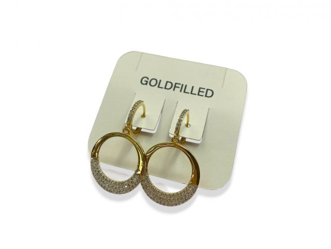 <p>Aro Colgante de Goldfilled con Cubic</p>
