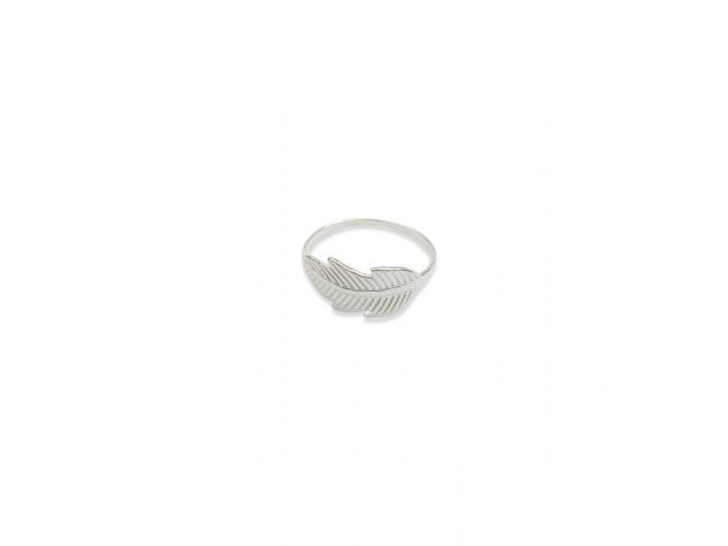 <p>Anillo de Plata Hoja </p>
