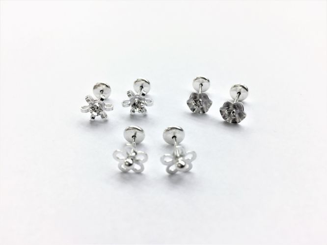 <p>Aros De Plata Abridores Flores</p>
