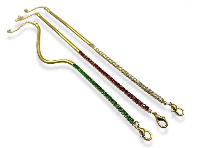 <p>Pulsera Flex de Goldfilled Combinada con Cubics</p>
