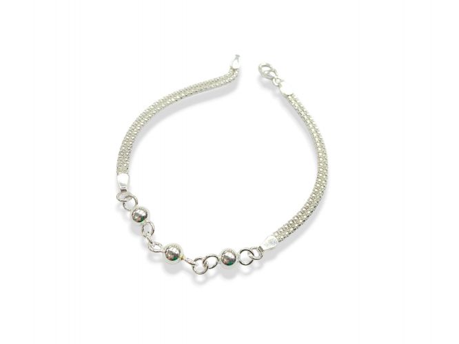 <p>Pulsera de Plata con 3 Bolitas</p>
