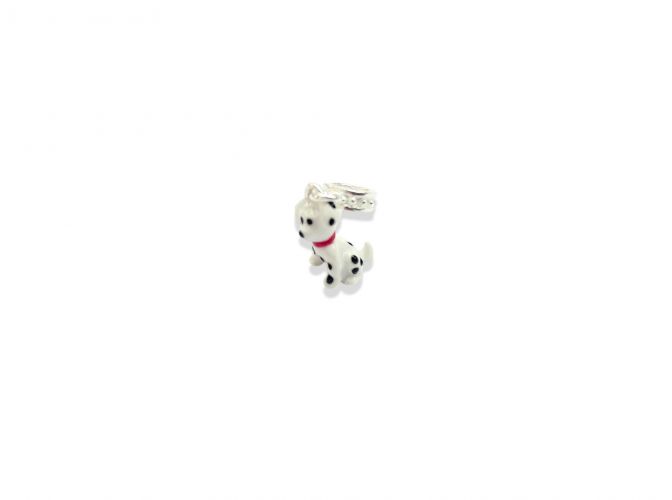 <p>Dije de Plata Perrito Esmaltado</p>
