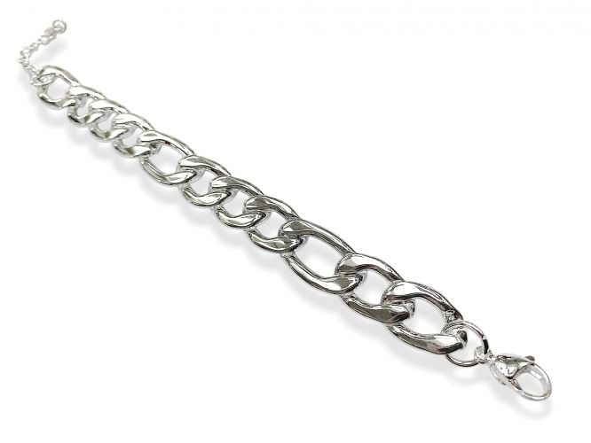 <p>Pulsera de Acero Blanco</p>

<p>3x1 Extra Gruesa</p>
