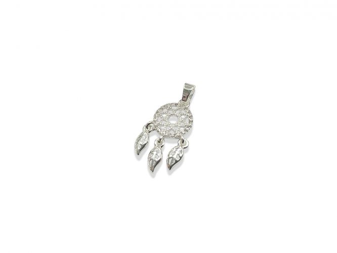 <p>Dije de Acero Blanco Atrapa Sueños</p>
