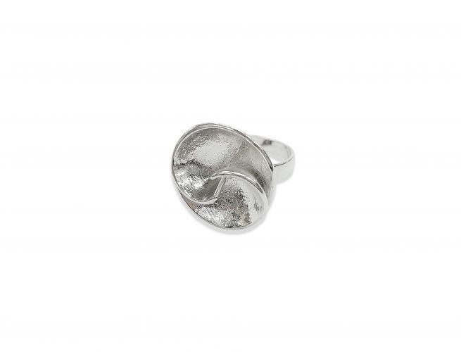 <p>Anillo de Plata Macizo Redondo</p>
