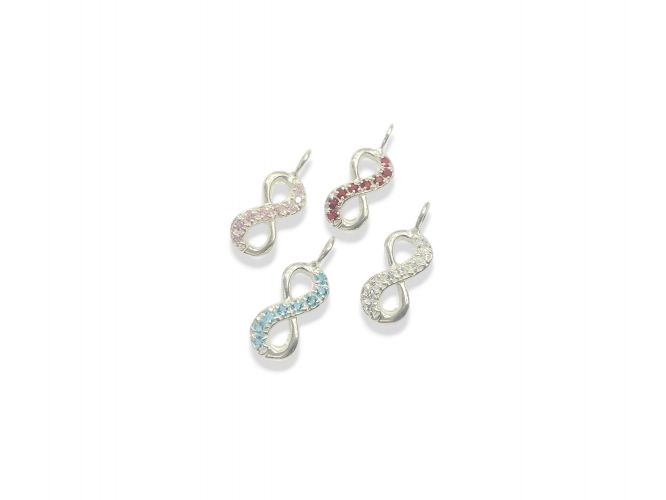 <p>Dije de Plata Inifnito con Cubic</p>

