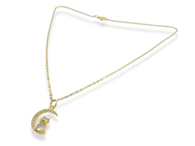 <p>Cadena de Goldfilled con Dije Medialuna con Cubic </p>
