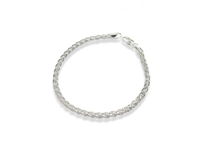 <p>Pulsera de Plata Espiga Mediana</p>
