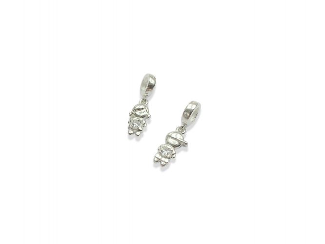 <p>Dije de Plata Nena y Nene para Pulsera</p>
