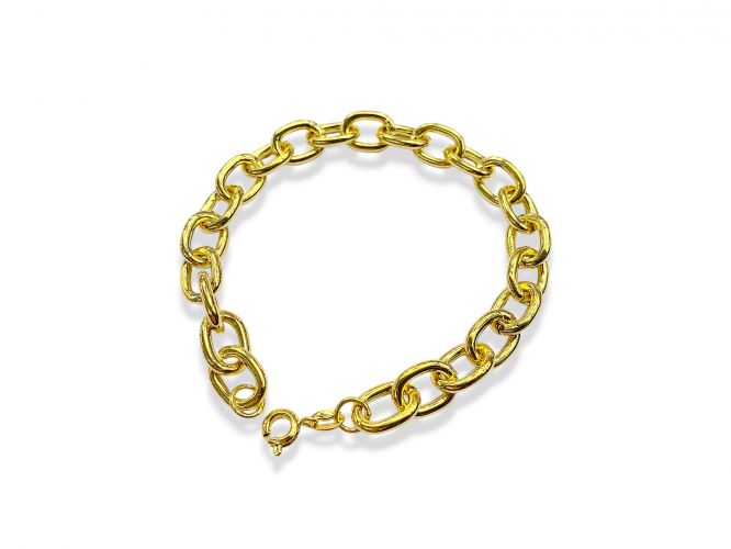 <p>Pulsera Tipo Roló Gruesita de Goldfilled</p>
