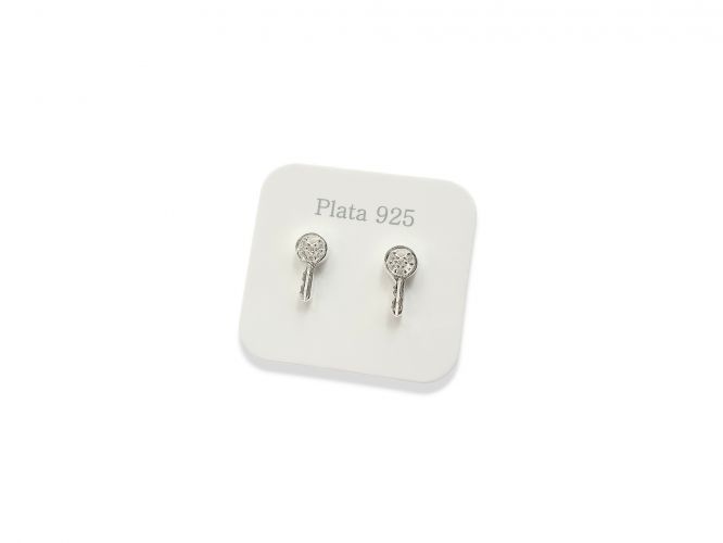 <p>Aro Llave de Plata con Cubics</p>
