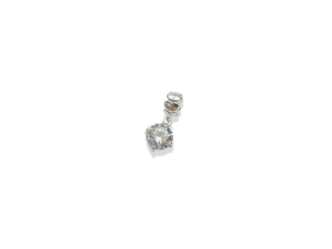 <p>Dije de Plata Cubic Redondo</p>

