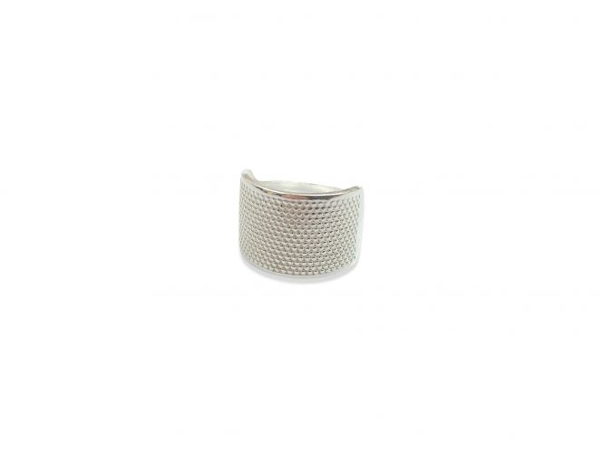 <p>Anillo de Plata Ancho y Chato</p>

