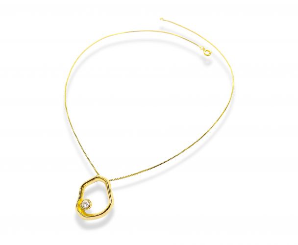 <p>Cadena de Goldfilled on Dije Irregular</p>
