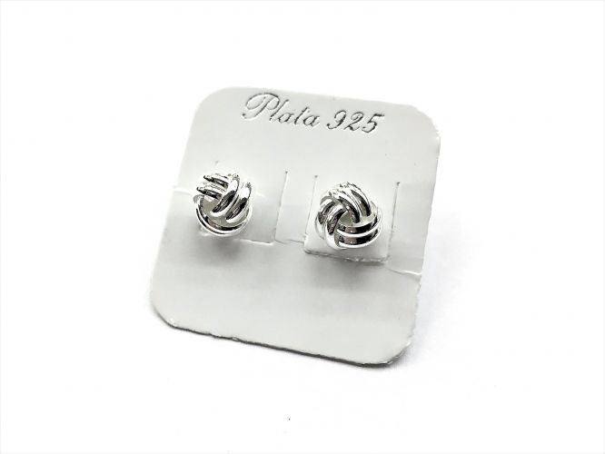 <p>Aros De Plata Nudo Grande</p>
