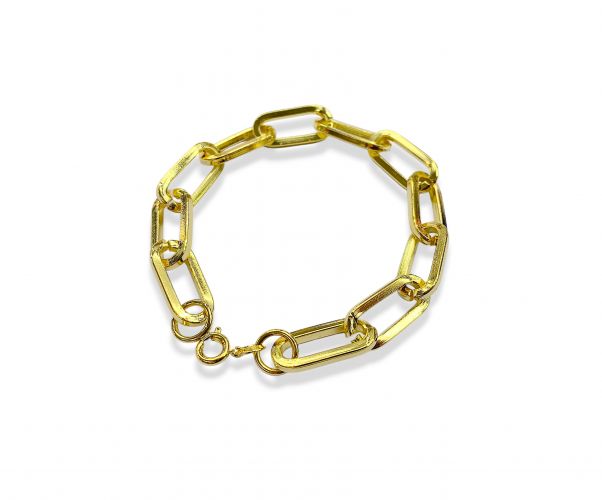 <p>Pulseras de Goldfilled Eslabones Largo Gruesa</p>
