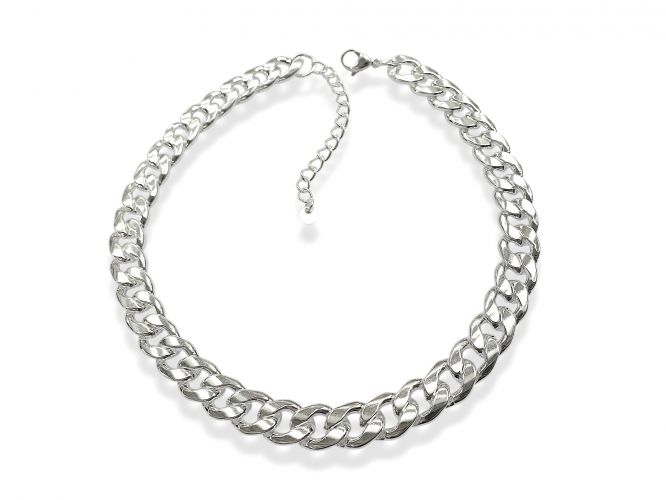 <p>Collar Chato Extra Grueso de Acero</p>

<p>Blanco Extensible Hasta 45 cm</p>

<div> </div>

<div class="d-flex justify-content-center" style="box-sizing: border-box; color: rgb(111, 111, 111); font-family: Poppins, sans-serif; font-size: 16px; text-align: center; display: flex !importa