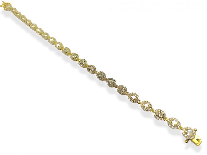 <p>Pulsera de Goldfilled con Cubics</p>
