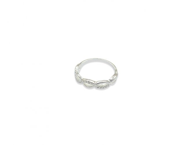 <p>Anillo de Plata con Infiitos</p>
