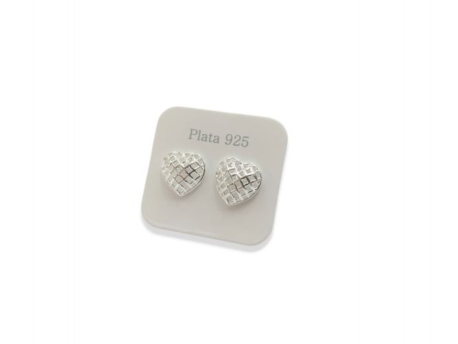 <p>Aro Corazón Calado de Plata</p>
