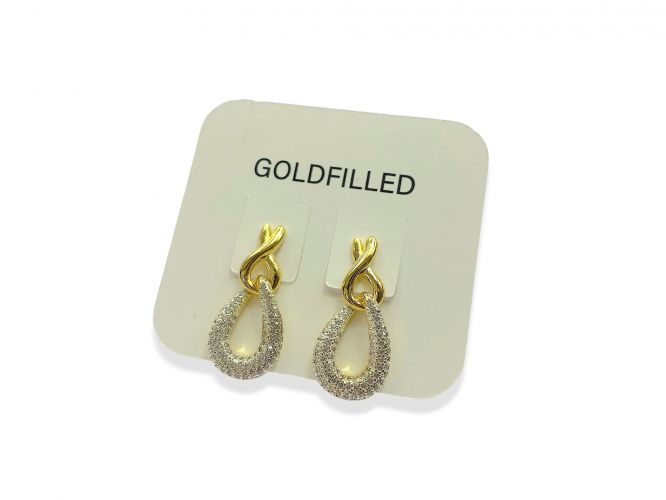 <p>Aro Colgante de Goldfilled con Cubic</p>
