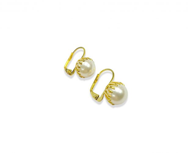 <p>Aros Perla de Goldfilled con Cierre Brizura</p>
