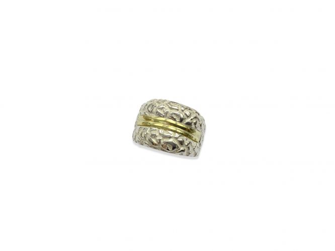 <p>Anillo de Plata y Oro</p>
