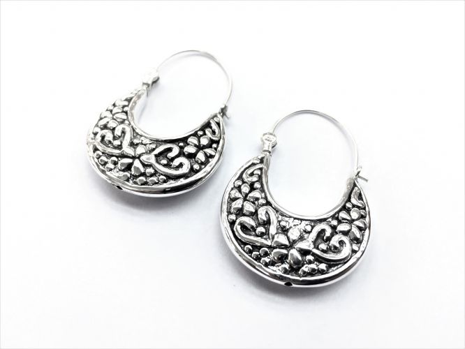 <p>Aros De Plata Inflada Argolla Grandes</p>
