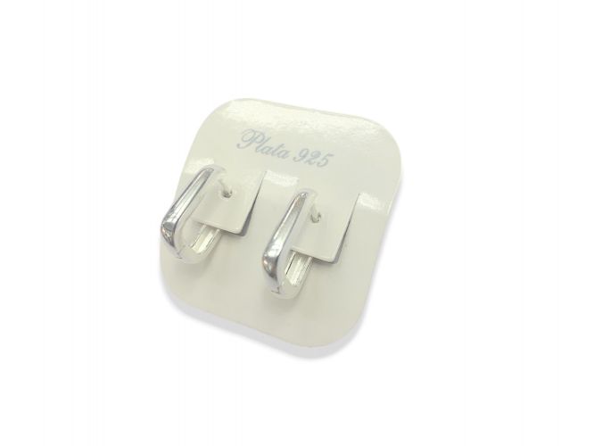 <p>Argolla de Plata Rectangular Cierre Bizagra</p>
