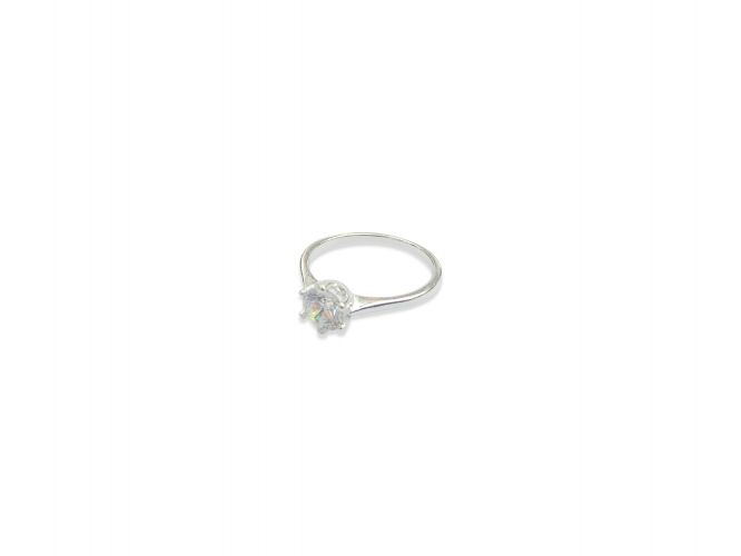 <p>Anillo de Plata Solitario</p>

