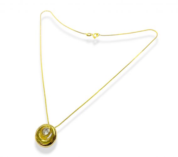<p>Cadena con Dije Redondo</p>

<p>Pasante con Cubic de Goldfilled</p>
